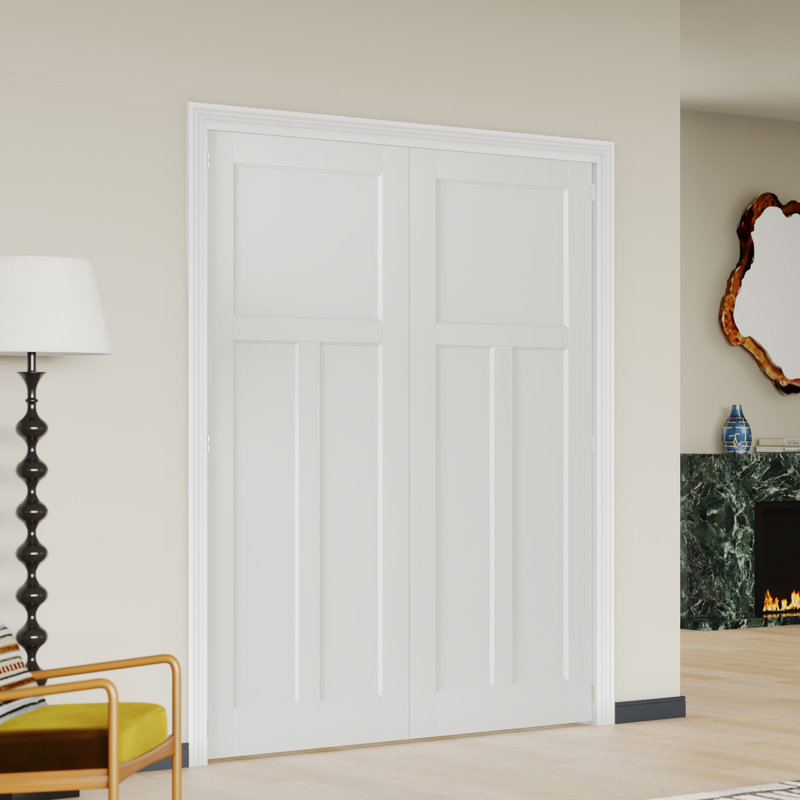 Portes intérieures Prehung Shaker Style, 60 po x 80 po