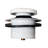 14" x 1-1/2" White Polypropylene Tip-Toe Bathtub Leg Drain Assembly with 2-Hole Overflow-36928713