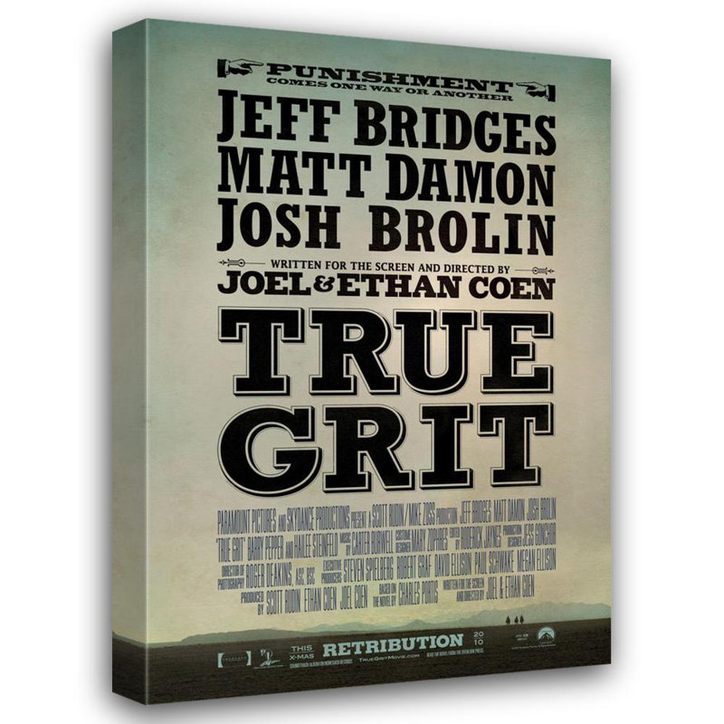 True Grit, H 24 po x l 16 po