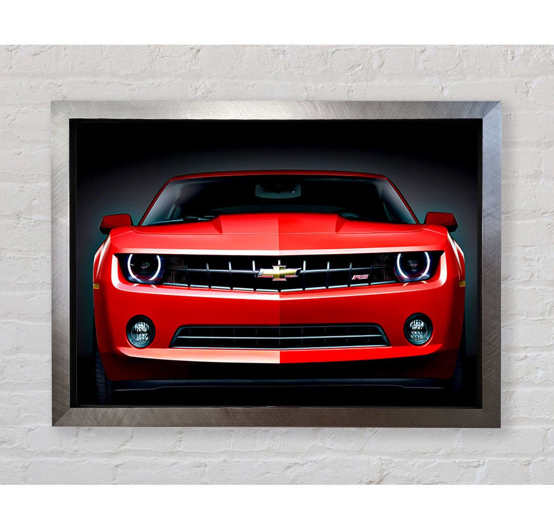 Chevy Camaro Frontgrill - Einzelner Bilderrahmen Kunstdrucke