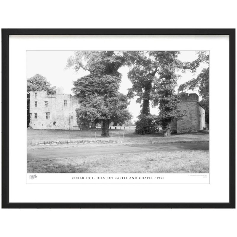 Corbridge, Dilston Castle and Chapel C1950 1 Piece Single Picture Frame Wall Art, 28cm H x 36cm W x 2.3cm D