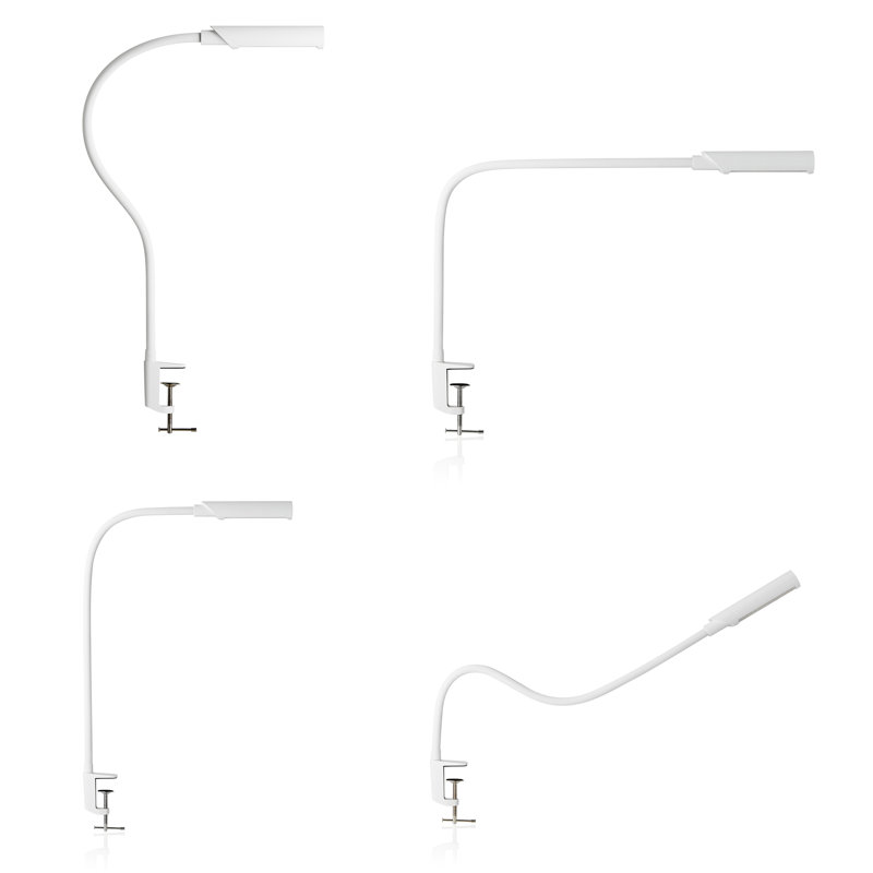 Reliable UberLight Flex 3100TL Led Task Light, Clamp, White
