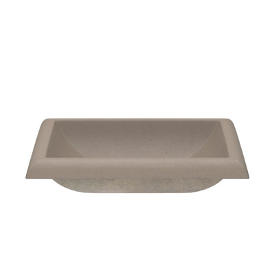 Montecito Handmade Rectangular Drop-in Bathroom Sink