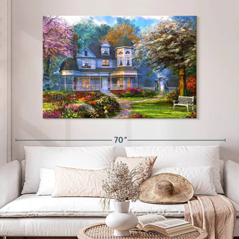 Lilie Victorian Home, H 34 po x l 51 po