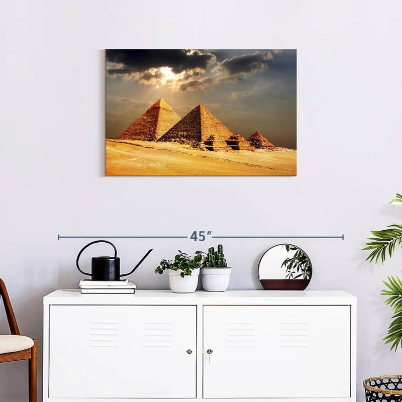 Adella Giza Pyramids, 20" H x 30" W