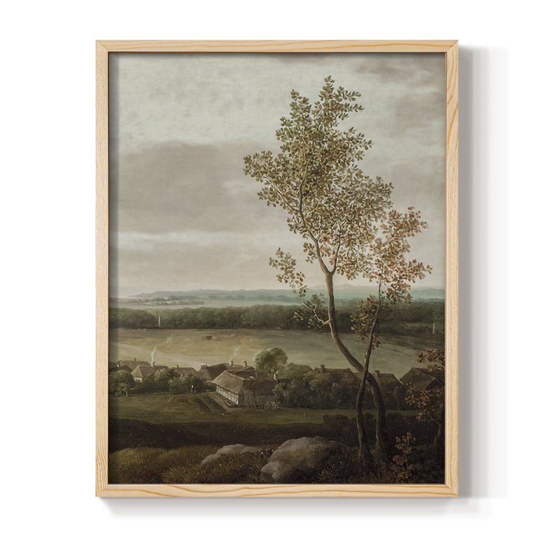 "Vintage Landscape CCLII", Naturel, H 21 po x l 17 po