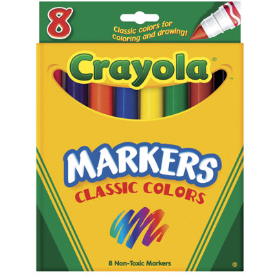 Original Colouring Markers 8 Colour