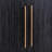Pheobe 71" Black Ribbed Wood Sideboard With Oak Accents