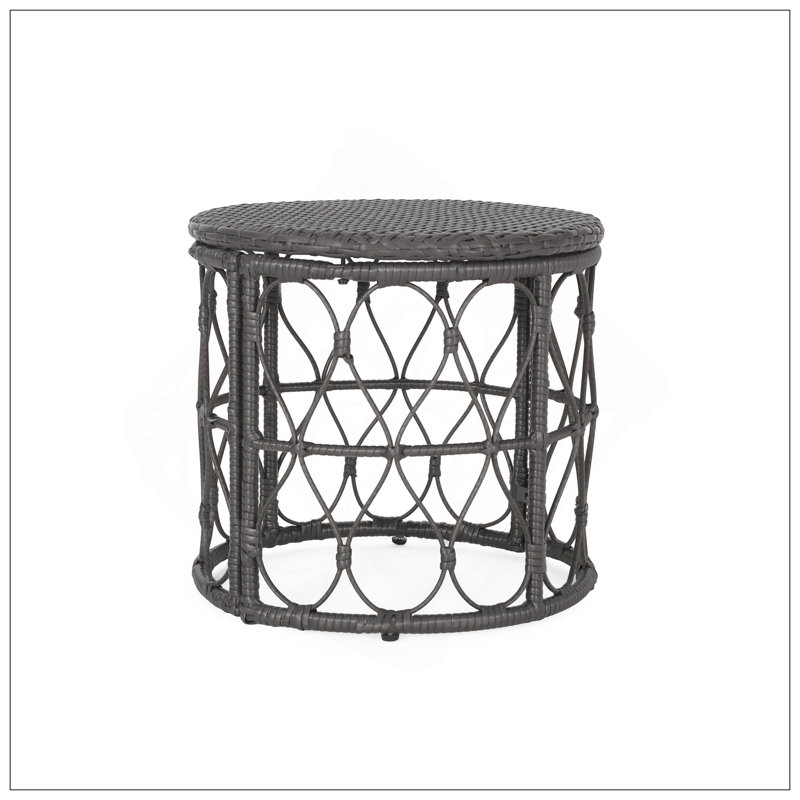 Table d'appoint BRUCE, Gris