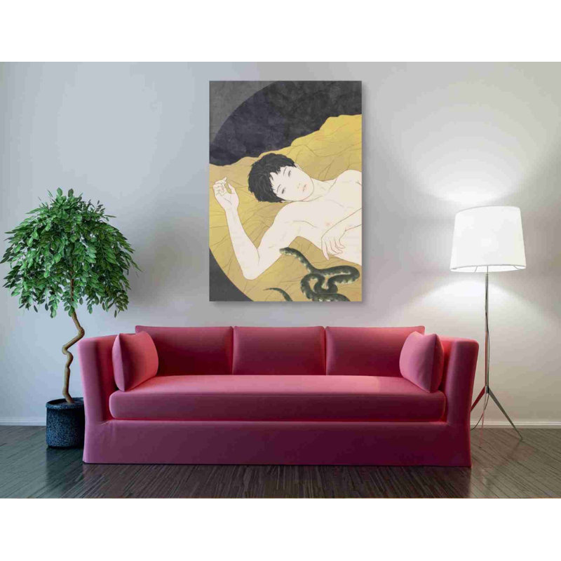 Karina Utsutsu sur toile par Sai Tamiya, H 60 po x l 40 po x P 1,5 po