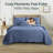 Embossed Quilted Bedspread Set – Ultra Soft Microfiber Coverlet With Pillow Shams, Hotel-Style Bedding For All Beds-123213633-123213634