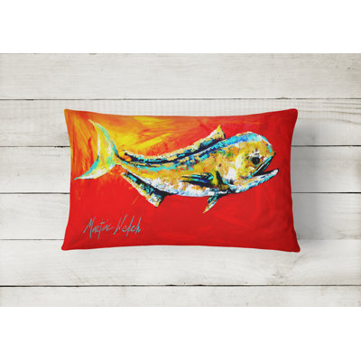 Outdoor Reversible Throw Pillow