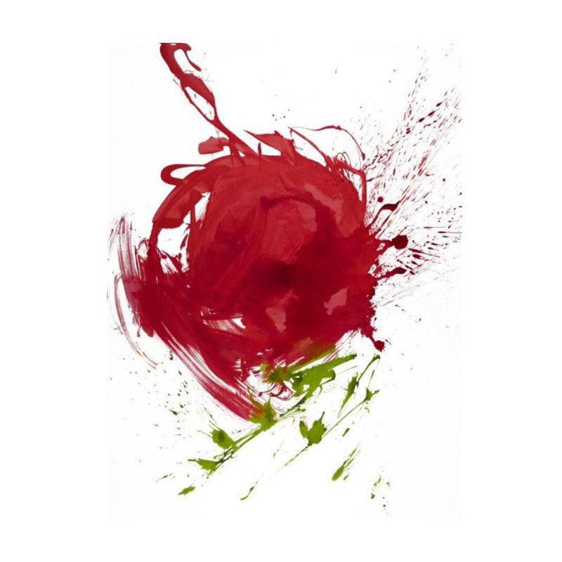 Gestural Florals VI Print by Paul Ngo, Glass Coat, 48" H x 36" W