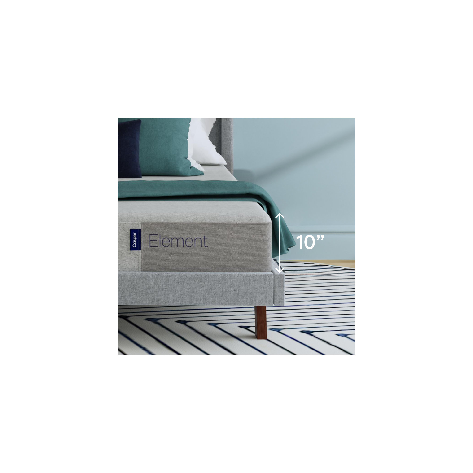 Casper Sleep Element 10" Medium Firm Memory Foam Mattress, Twin XL