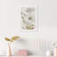 Élégante fleur dorée encadrée, impression pour chambre à coucher-70291327-70291328