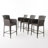 Noah Polyethylene (PE) Wicker Outdoor Stool-1400507772