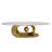 Carnet 49.2" Gold Oval Marble Coffee Table With Stainless Steel Base, Modern Coffee Table for Living Room-1372888458-1368031253