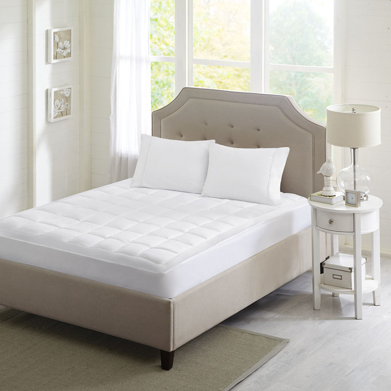 3M Microfiber Mattress Pad,White