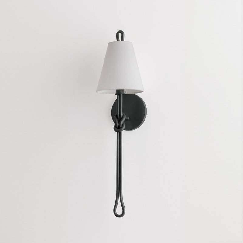 Alburgh 1 - Light Wallchiere Sconce, Aged Iron