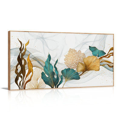 "Marine Botanical", reproduction d'art sur toile, ensemble de 1