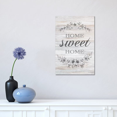 Home Sweet Home by Bluebird Barn - Print on Canvas