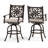 Alexamarie 2 - Person Patio Dining Set Umbrella Hole Included Round Table with Cushions Included
