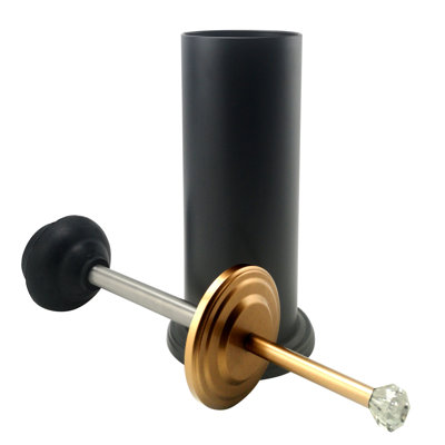 Popular Bath Metal Toilet Plunger Set