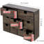 Solid Wood Desk Organiser with Drawers