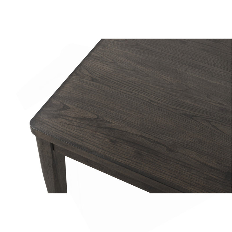 Ensemble de salle à manger 7 pièces en bois de noyer foncé 6X