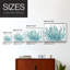 Blue Macro Coral III - Reproduction encadrée - Restickable-1648151952-1648151953
