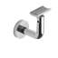 Surface Mount Handrail Bracket with Round Rose and Curved Plate-70705514