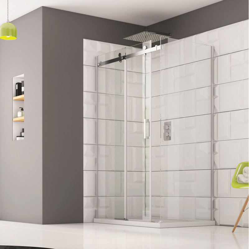 Rectangular Sliding Shower Enclosure, 200 cm H x 120 cm W x 90 cm D