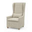 Chaise de salle à manger rembourrée Deemston avec coussin lombaire