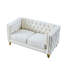 Mélange de velours beige 3 et 2 places 3 et 2 avec service de livraison accélérée Swiftly Delivered