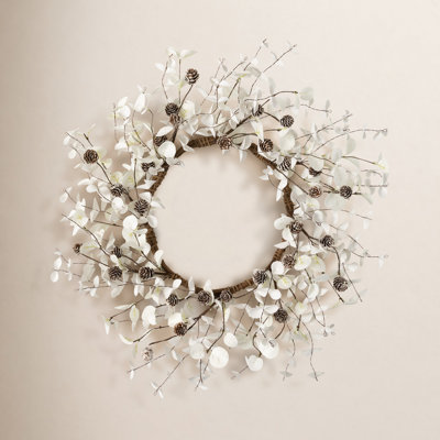 19'' Faux Eucalyptus Wreath