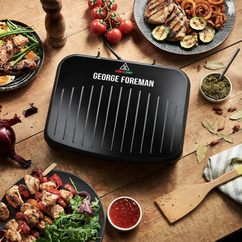 George Foreman 31.5cm Non Stick Electric Skillet with Lid