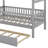 Wooden House Bed with Trundle-126131861-126131857