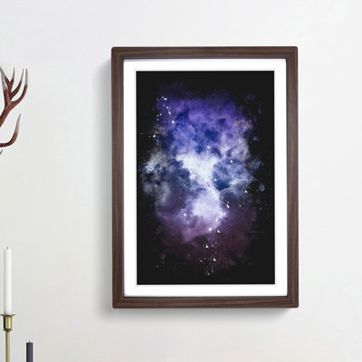 Purple Clouds - Picture Frame Painting Print