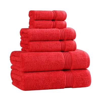 Oleg 6-Piece Egyptian Cotton Towel Set