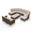 Ensemble de conversation modulaire avec coussins 11 pièces Salem-98119994