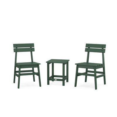 Modern Studio Plaza Chair 3-Piece Seating Set by POLYWOOD