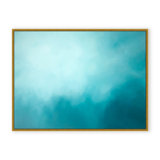 Coastal Retreat Underwater Clouds XIV by  - Floater Frame Print on Canvas