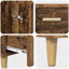  Highboard Black Oak 70 X 31 X 115 Cm Engineered Wood-1774887604