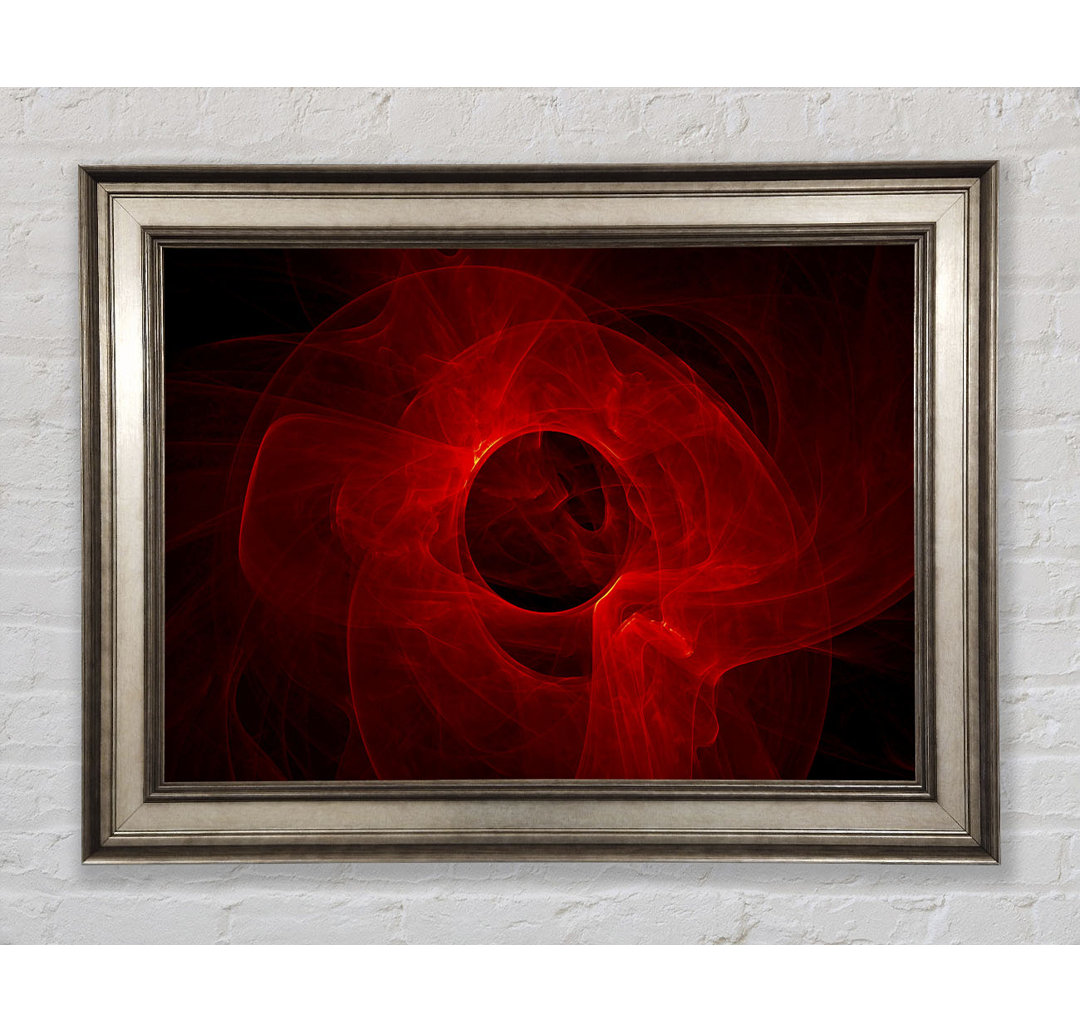 Gerahmtes Wandbild Red Planet Smoke