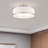 Berthine Linen Blend Semi Flush Mount-881118272
