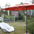 14.8 Ft Double Sided Outdoor Umbrella Rectangular Large with Crank(No Base)-1147712139