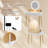 Vanity Table Set with Mirror-654701525