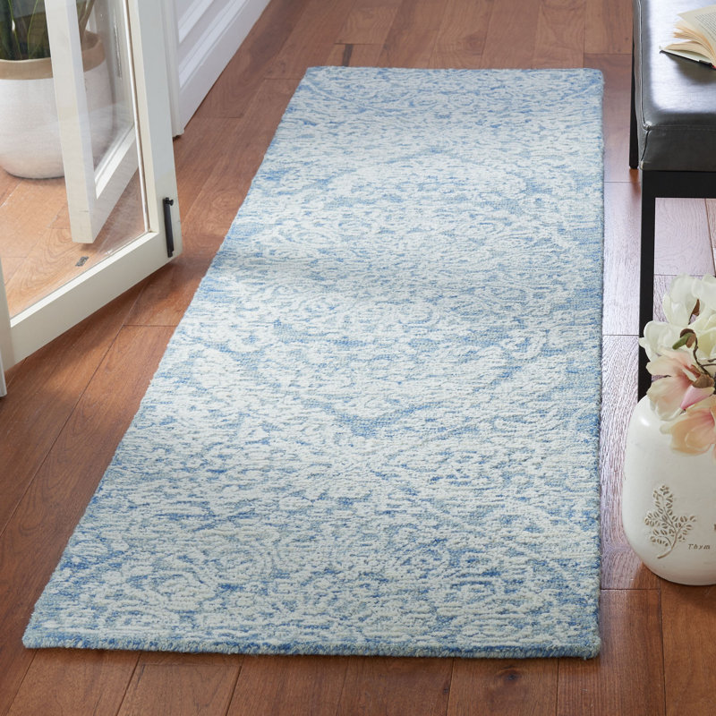 Metro Hand Tufted Indian Wool And Cotton With Latex Oriental Rug, Runner 2'3" x 8'