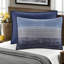 Ensemble de literie de qualité supérieure 8 pièces, mélange de microfibre de coton et rayures bleu marine pour un sommeil douillet