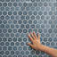 Carreau de mosaïque en porcelaine pour plancher et mur Hex 10-7 / 8 "x 12-5 / 8" Hudson-2090140414